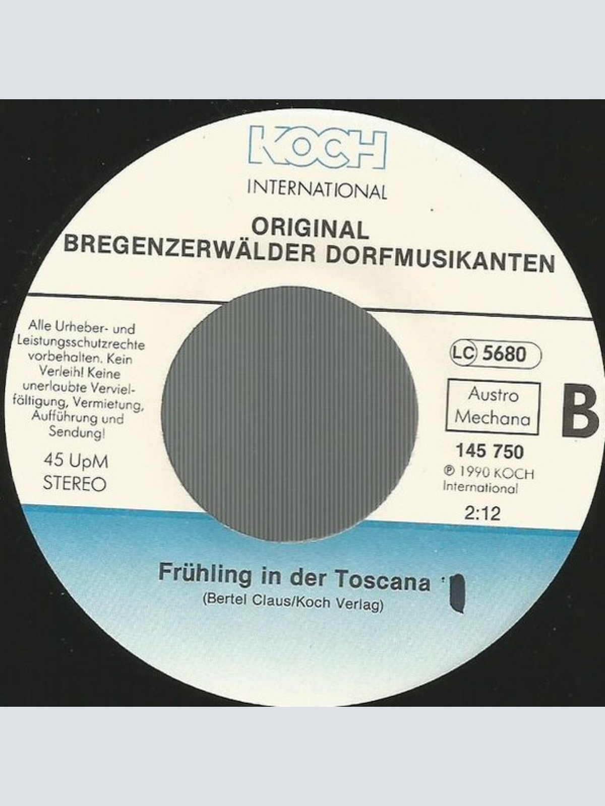 Vinyl / Original Bregenzerwälder Dorfmusikanten - Du Schönes Land Der Berge