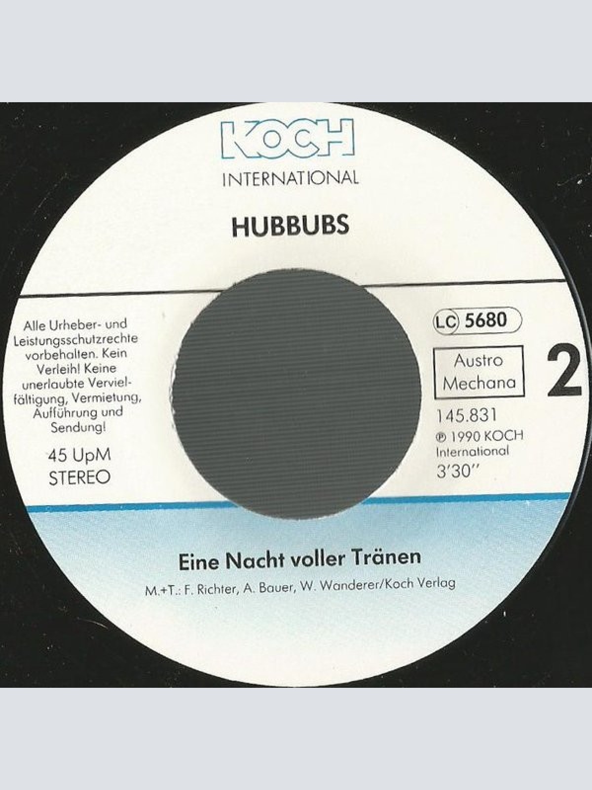 Vinyl / The Hubbubs - Sieben Rote Rosen