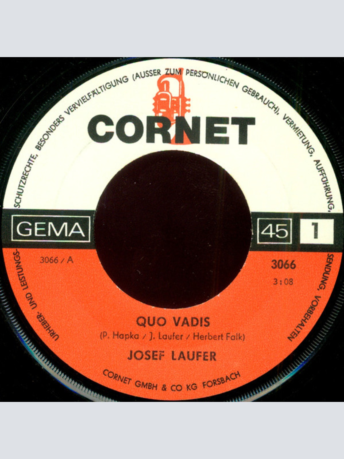 Vinyl / Josef Laufer - Quo Vadis / Holiday In Spanien