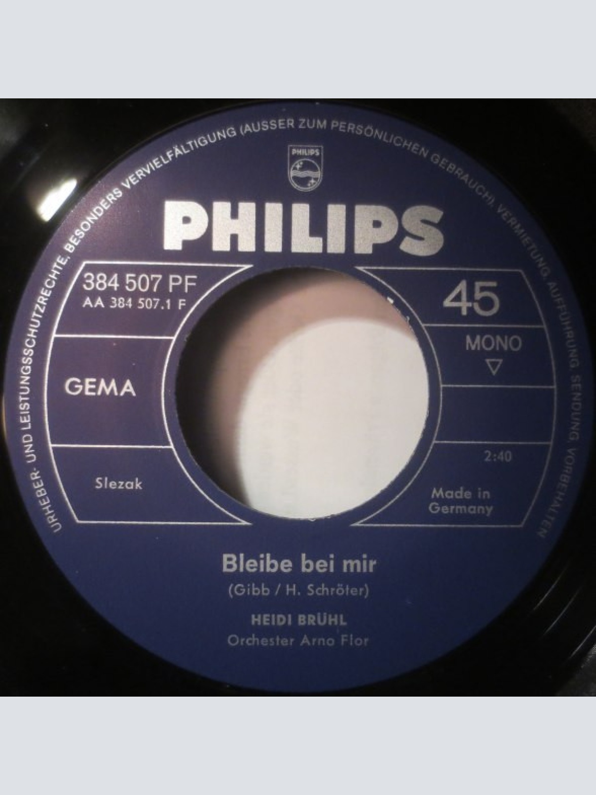 Vinyl / Heidi Brühl - Bleibe Bei Mir / La Banda