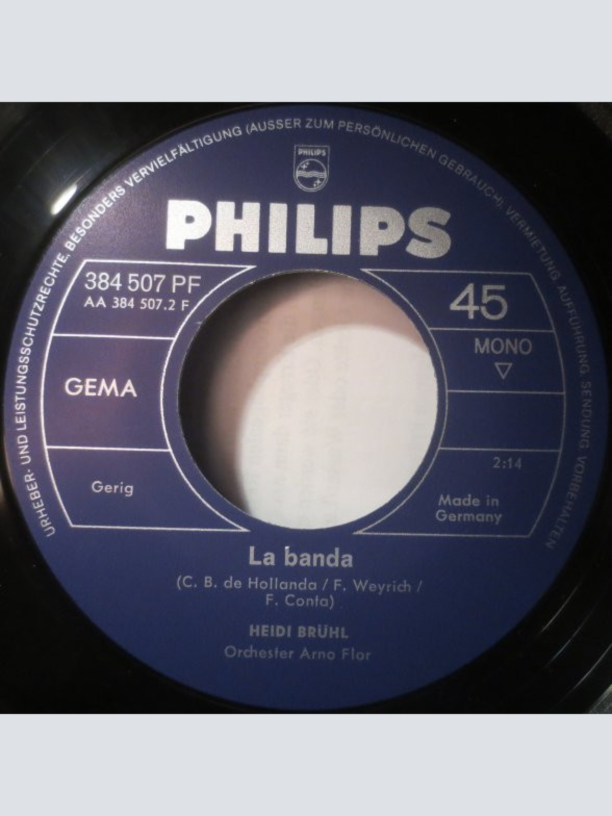 Vinyl / Heidi Brühl - Bleibe Bei Mir / La Banda