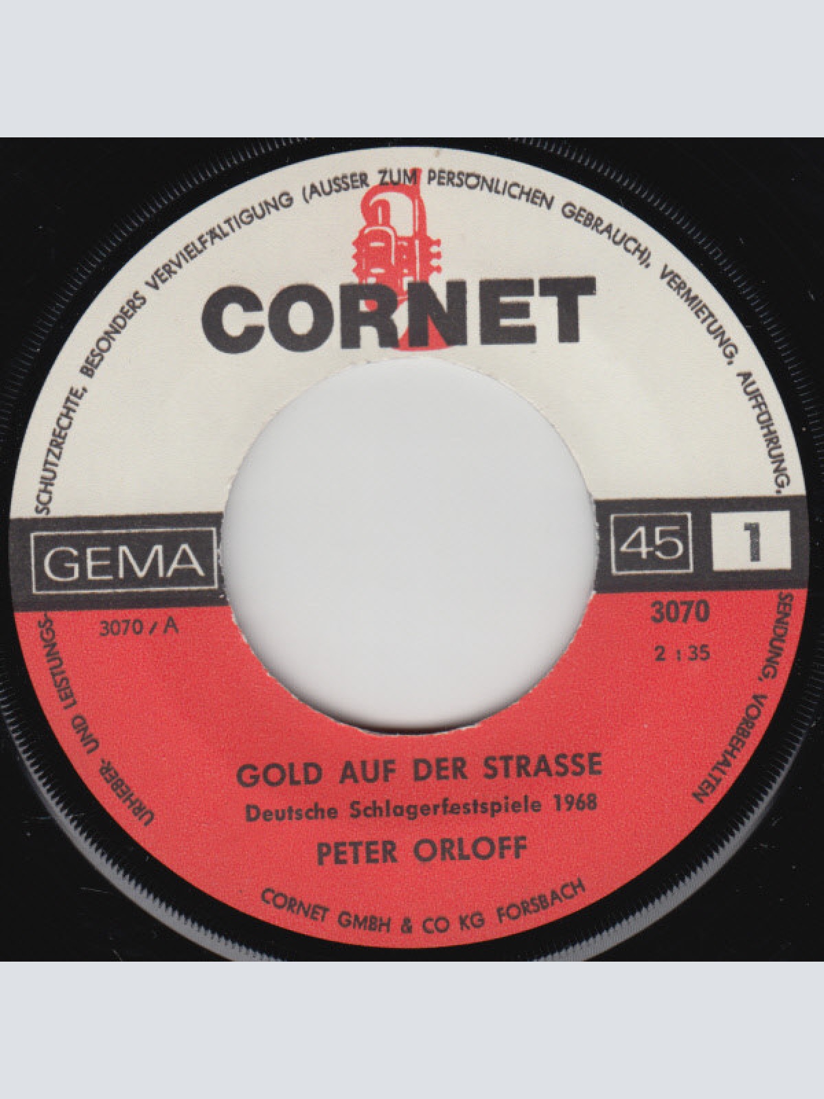 Vinyl / Peter Orloff - Gold Auf Der Strasse