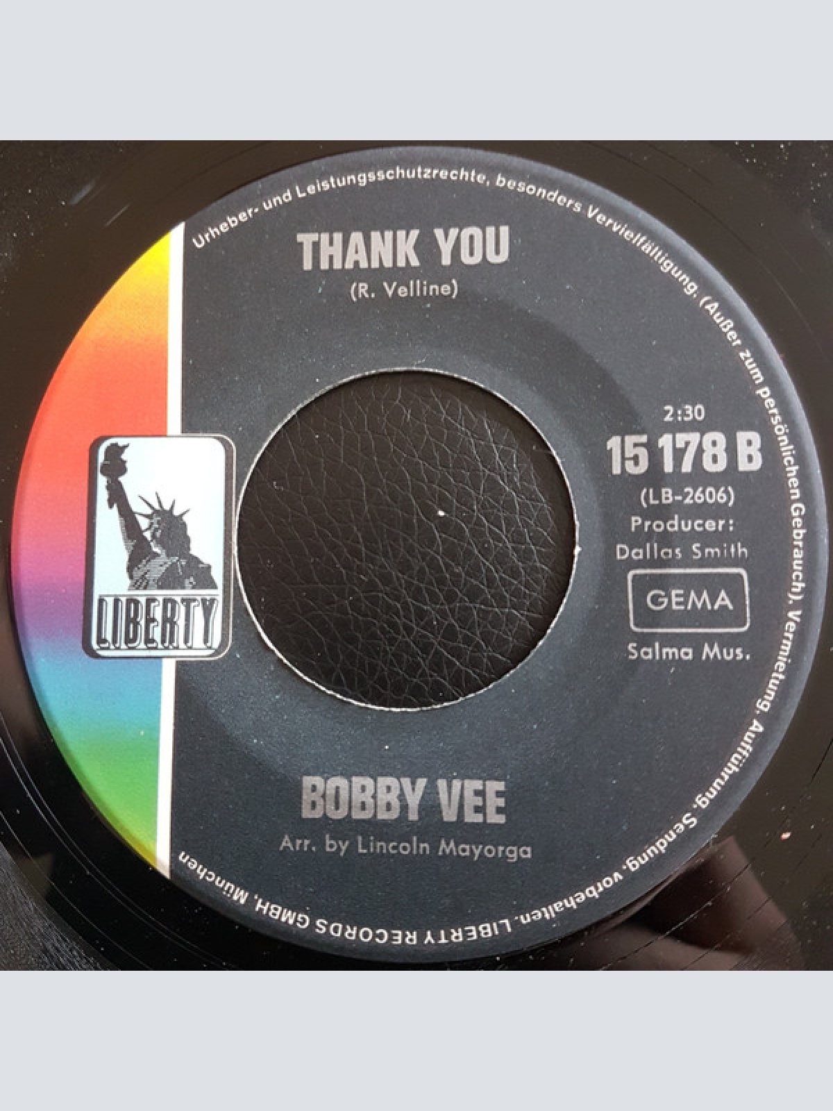 Vinyl / Bobby Vee - (I'm Into Lookin' For) Someone To Love Me