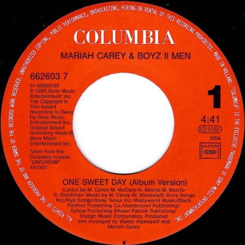 Vinyl / Mariah Carey & Boyz II Men - One Sweet Day