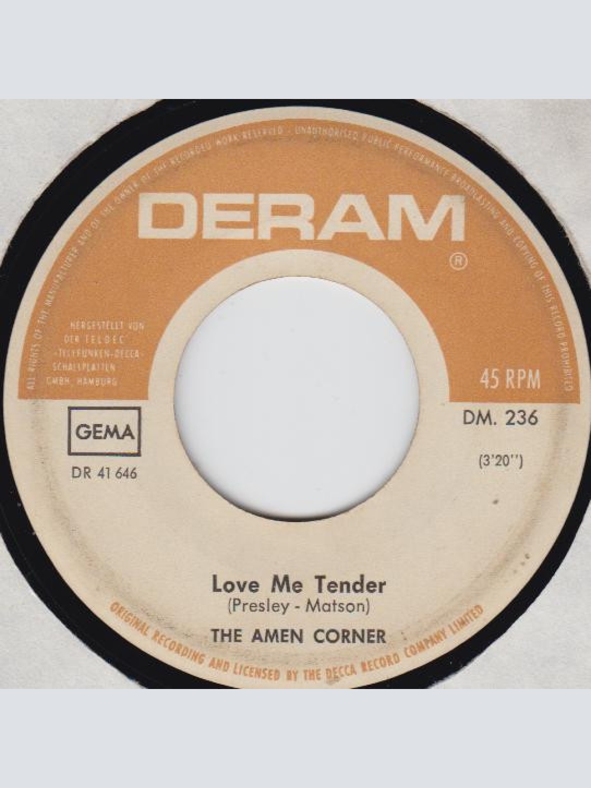 Vinyl / Amen Corner - Let The Good Times Roll