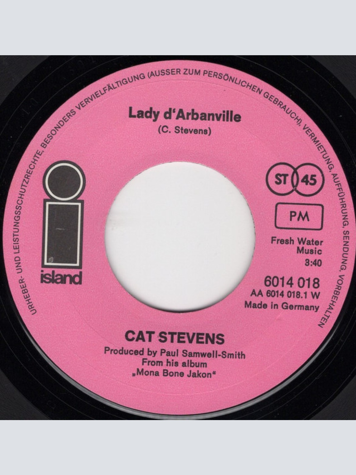 Vinyl / Cat Stevens - Lady D'Arbanville