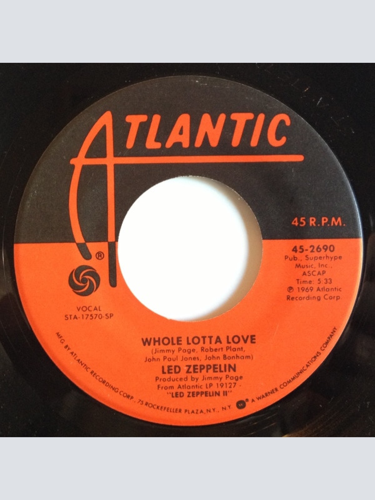 Vinyl / Led Zeppelin - Whole Lotta Love