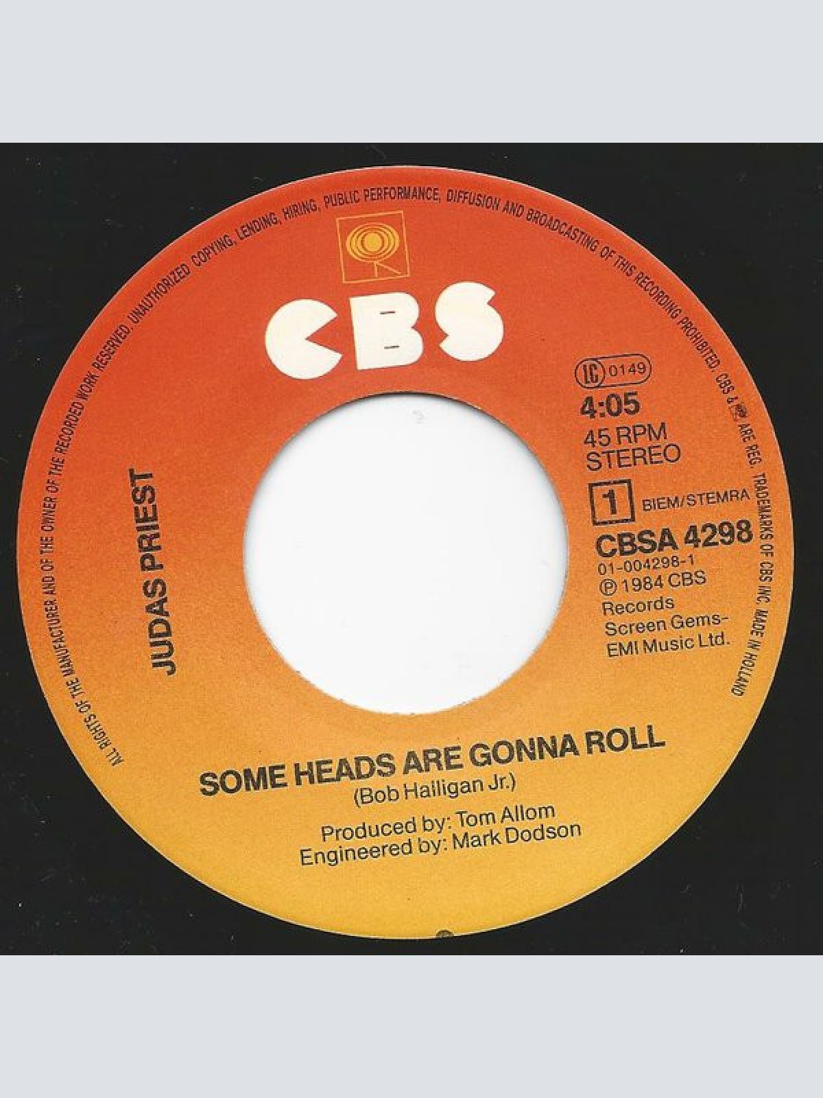 Vinyl / Judas Priest - Some Heads Are Gonna Roll