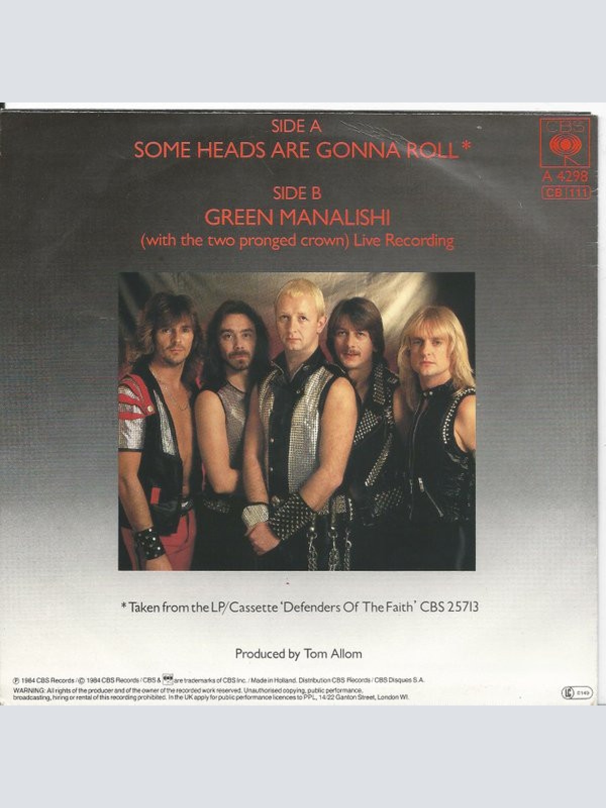 Vinyl / Judas Priest - Some Heads Are Gonna Roll