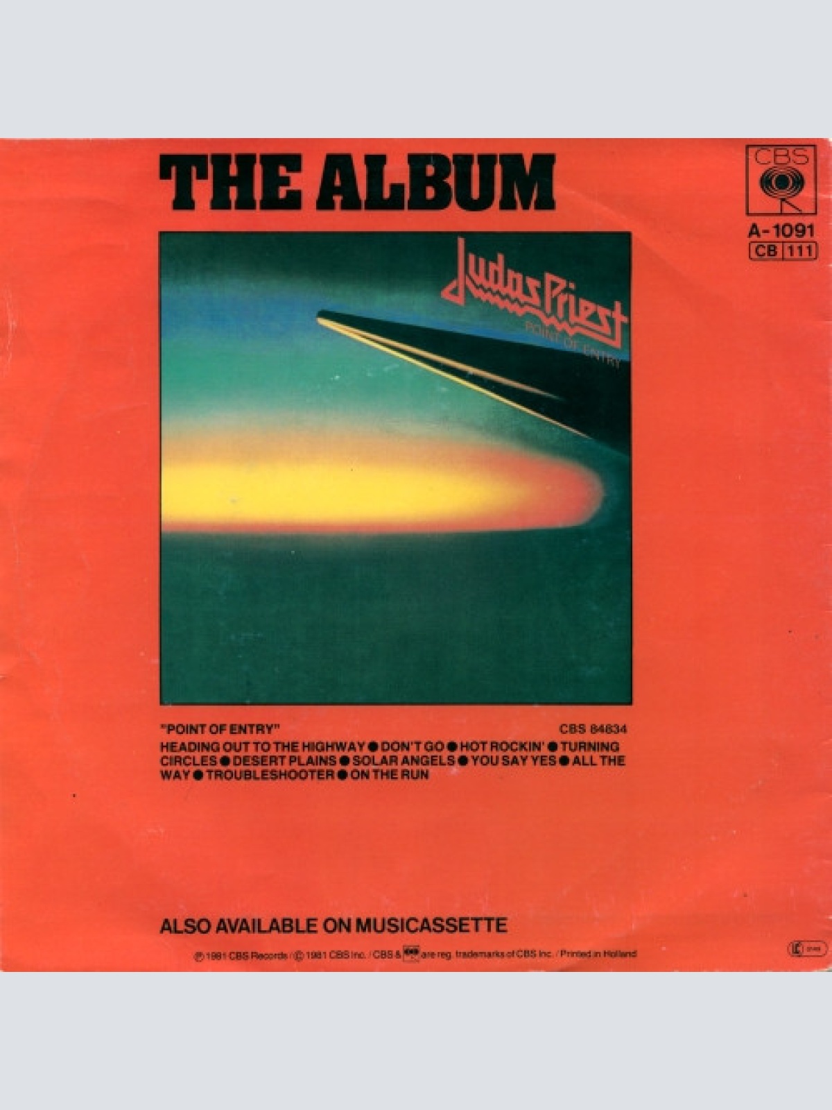 Vinyl / Judas Priest - Heading Out To The Highway