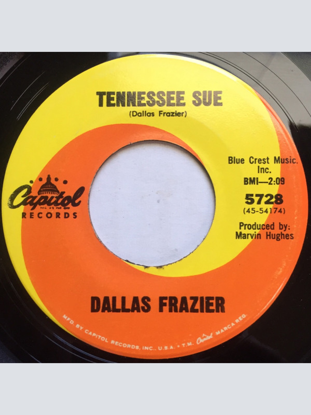 Vinyl / Dallas Frazier - Tennessee Sue / Especially For You