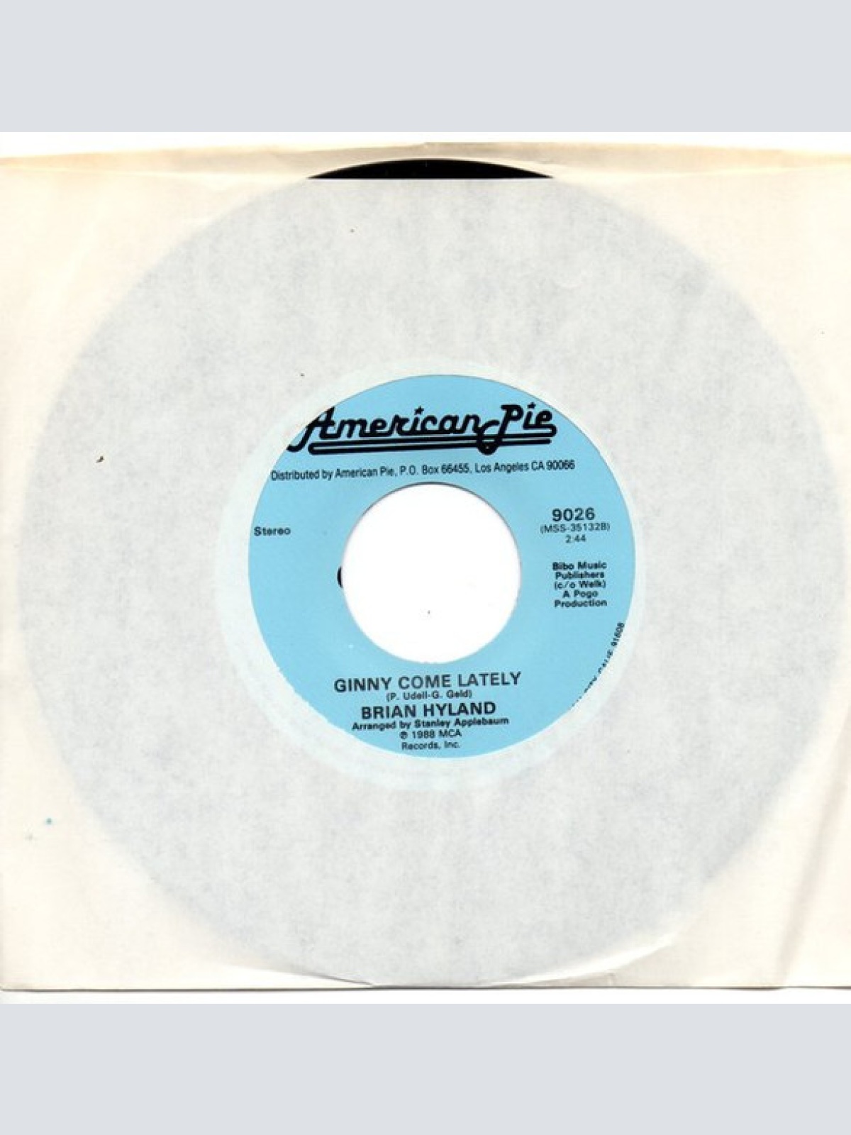 Vinyl / Jim Lowe (2) / Brian Hyland - The Green Door / Ginny Come Lately