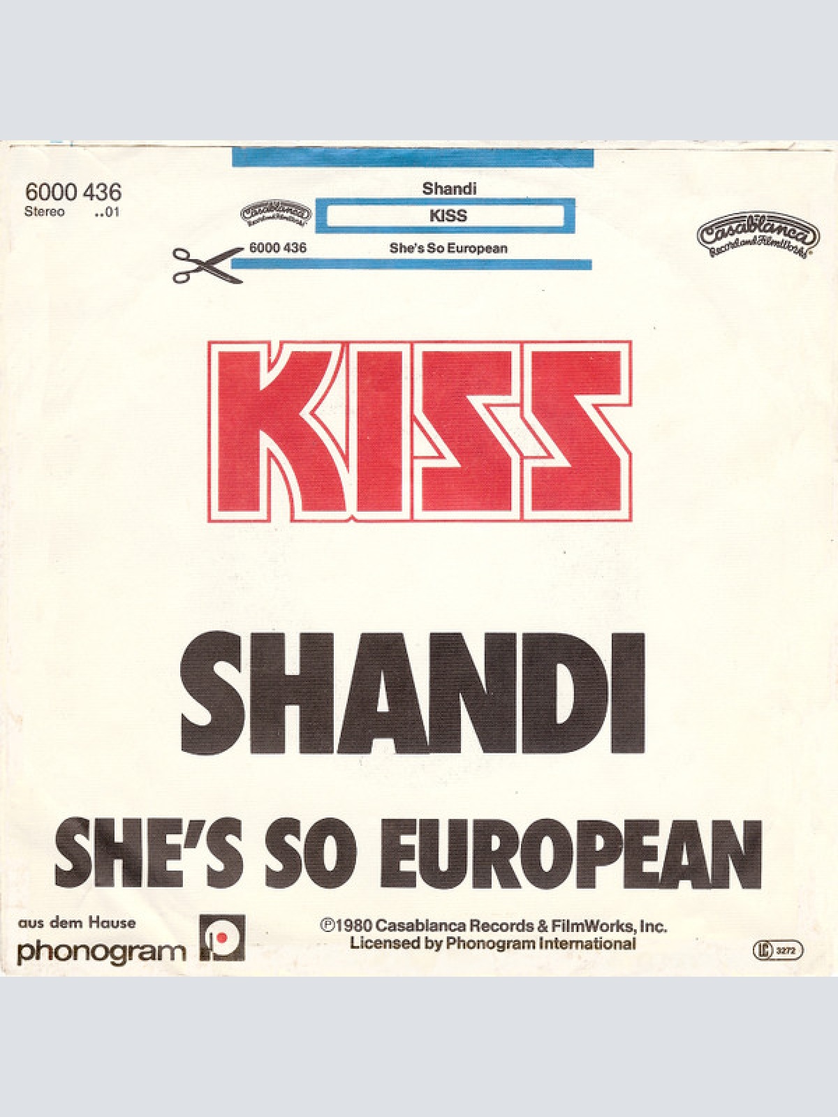 Vinyl / Kiss - Shandi