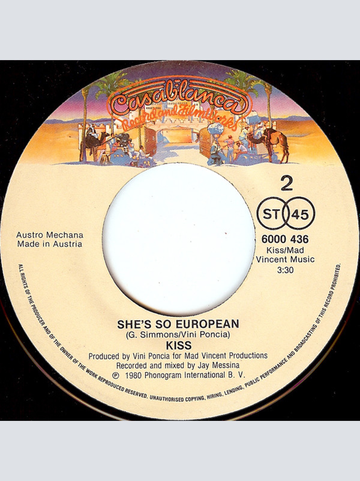 Vinyl / Kiss - Shandi