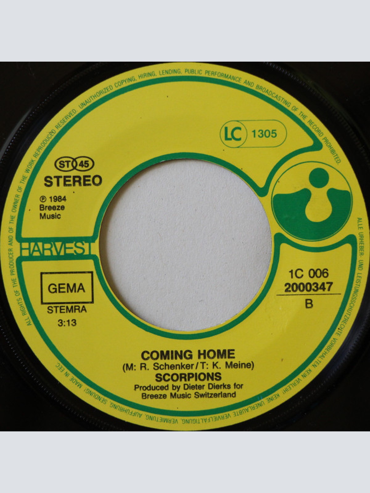 Vinyl / Scorpions - Rock You Like A Hurricane