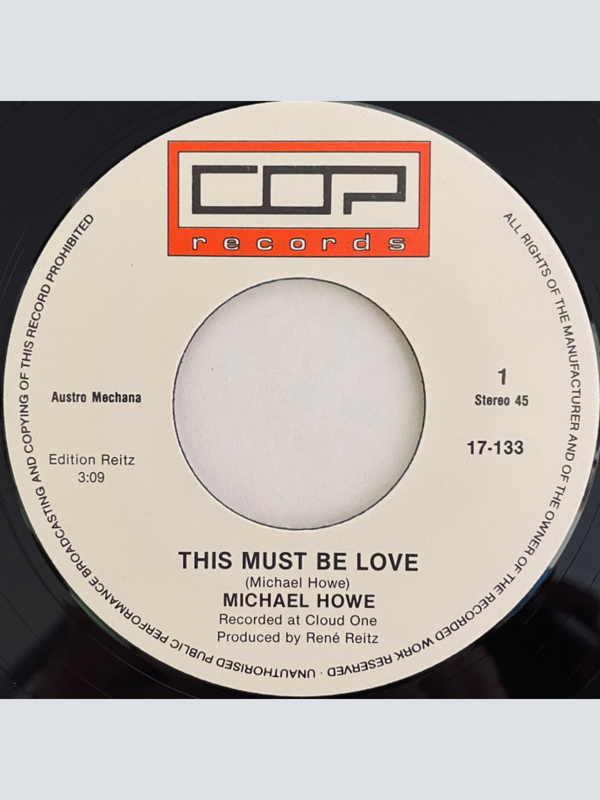 Vinyl / Michael Howe - This Must Be Love