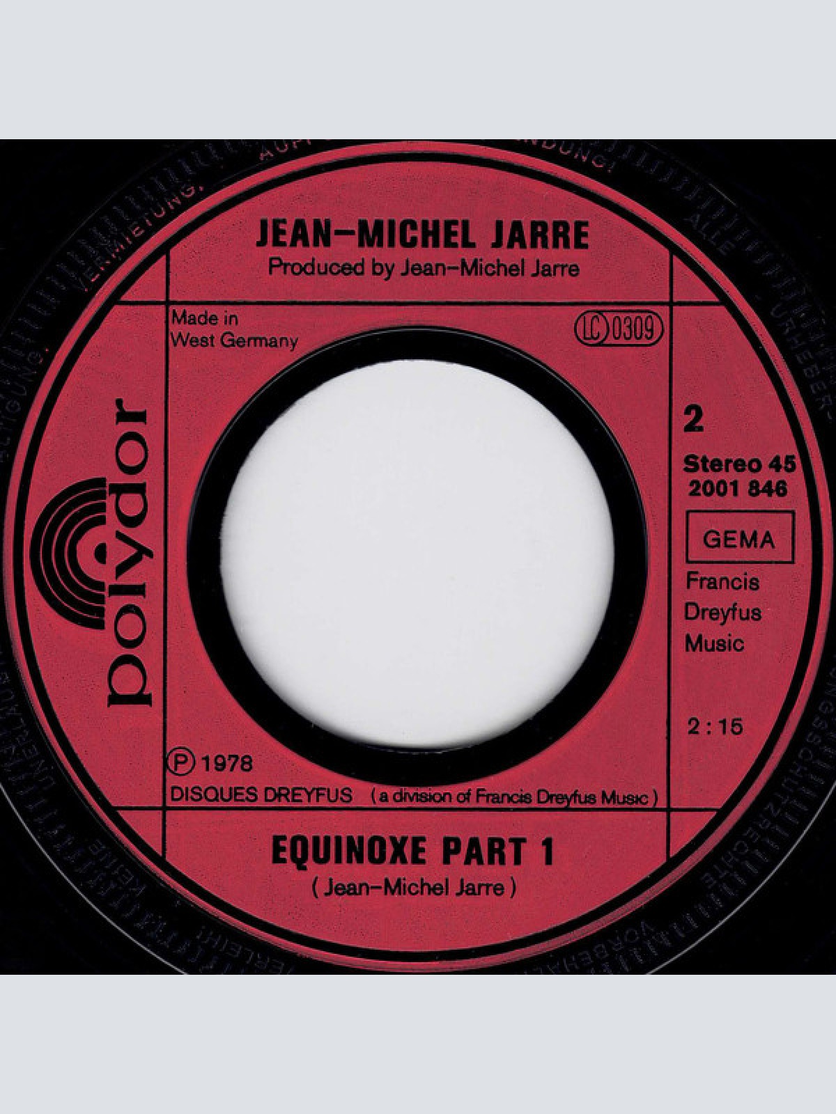 Vinyl / Jean Michel Jarre* - Equinoxe
