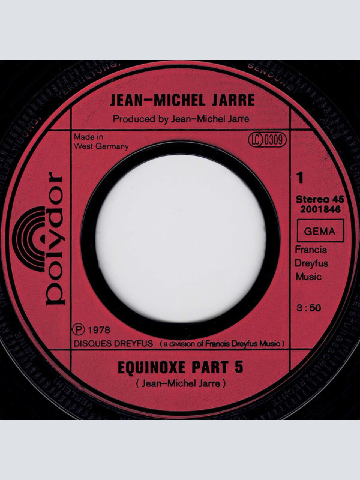 Vinyl / Jean Michel Jarre* - Equinoxe