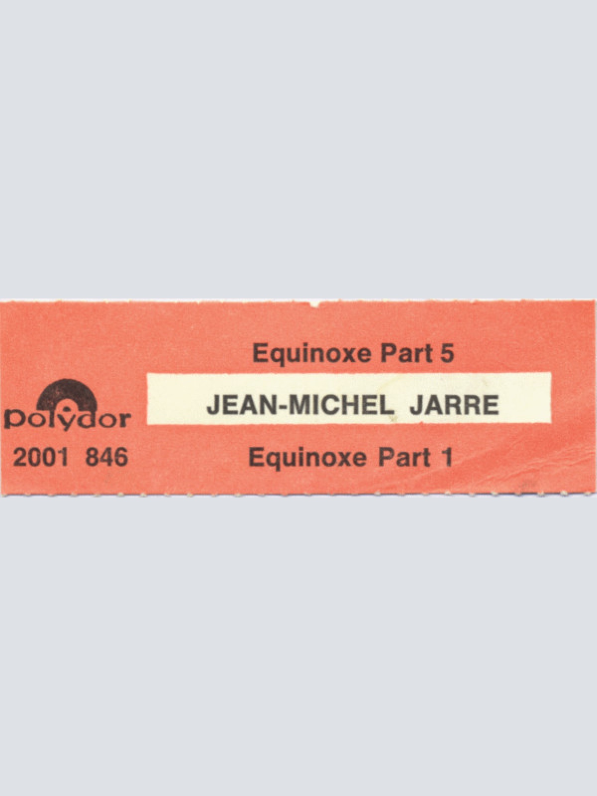 Vinyl / Jean Michel Jarre* - Equinoxe