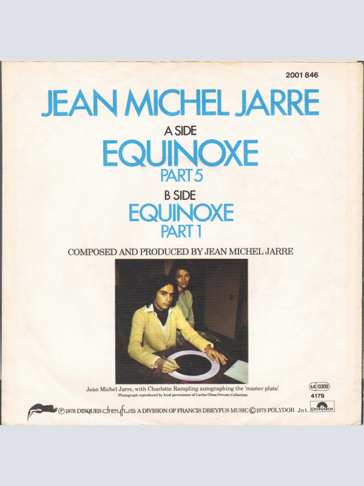 Vinyl / Jean Michel Jarre* - Equinoxe