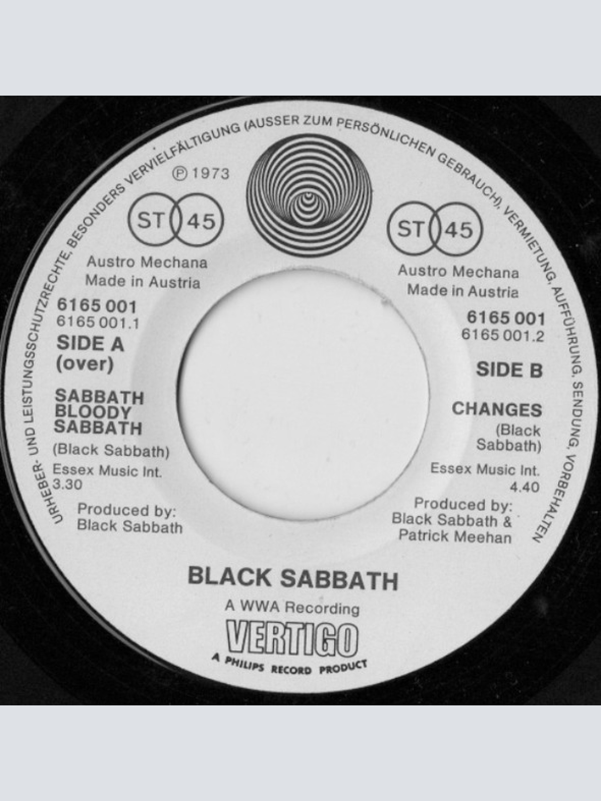 Vinyl / Black Sabbath - Sabbath Bloody Sabbath