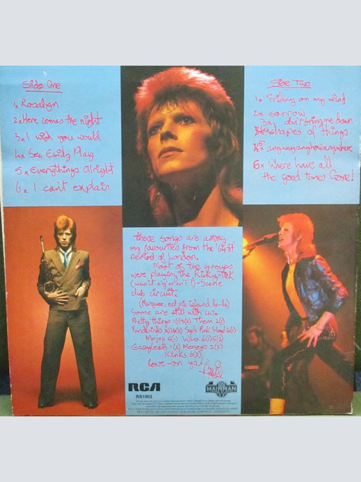 Vinyl / Bowie* - Pinups