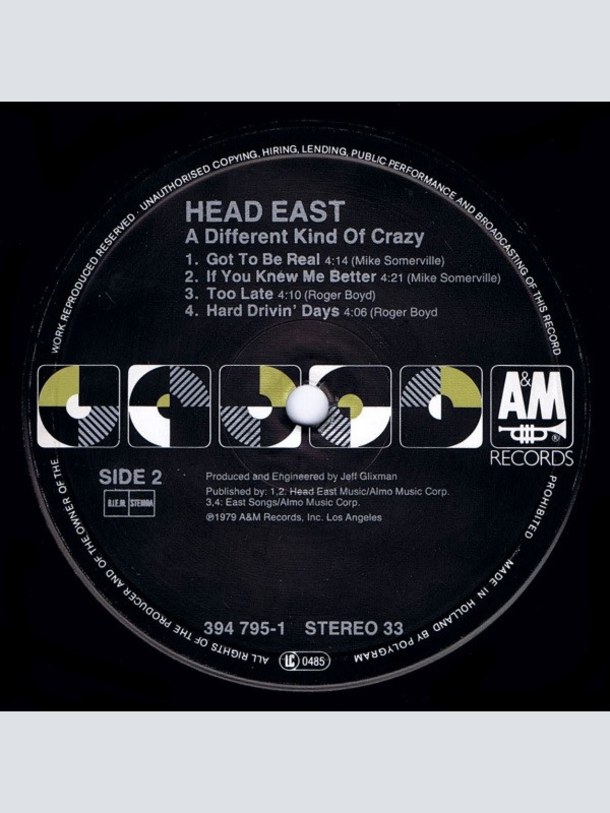 Vinyl / Head East - A Different Kind Of Crazy