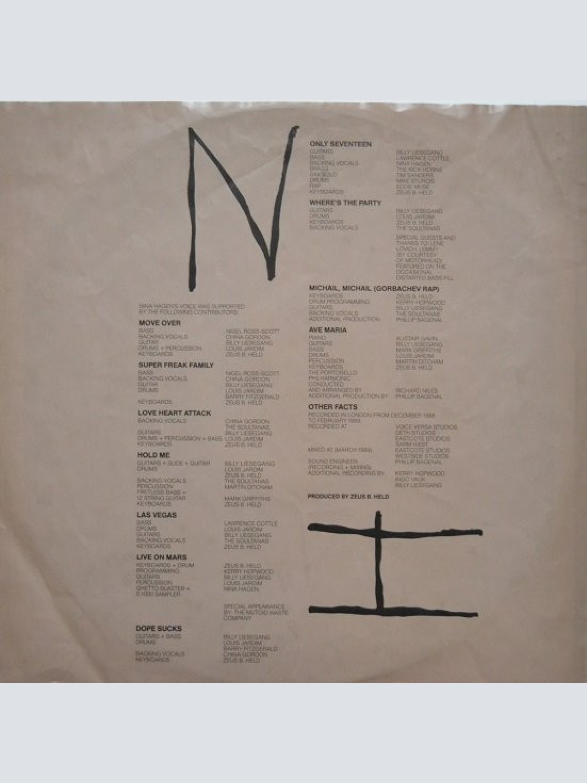 Vinyl / Nina Hagen - Nina Hagen