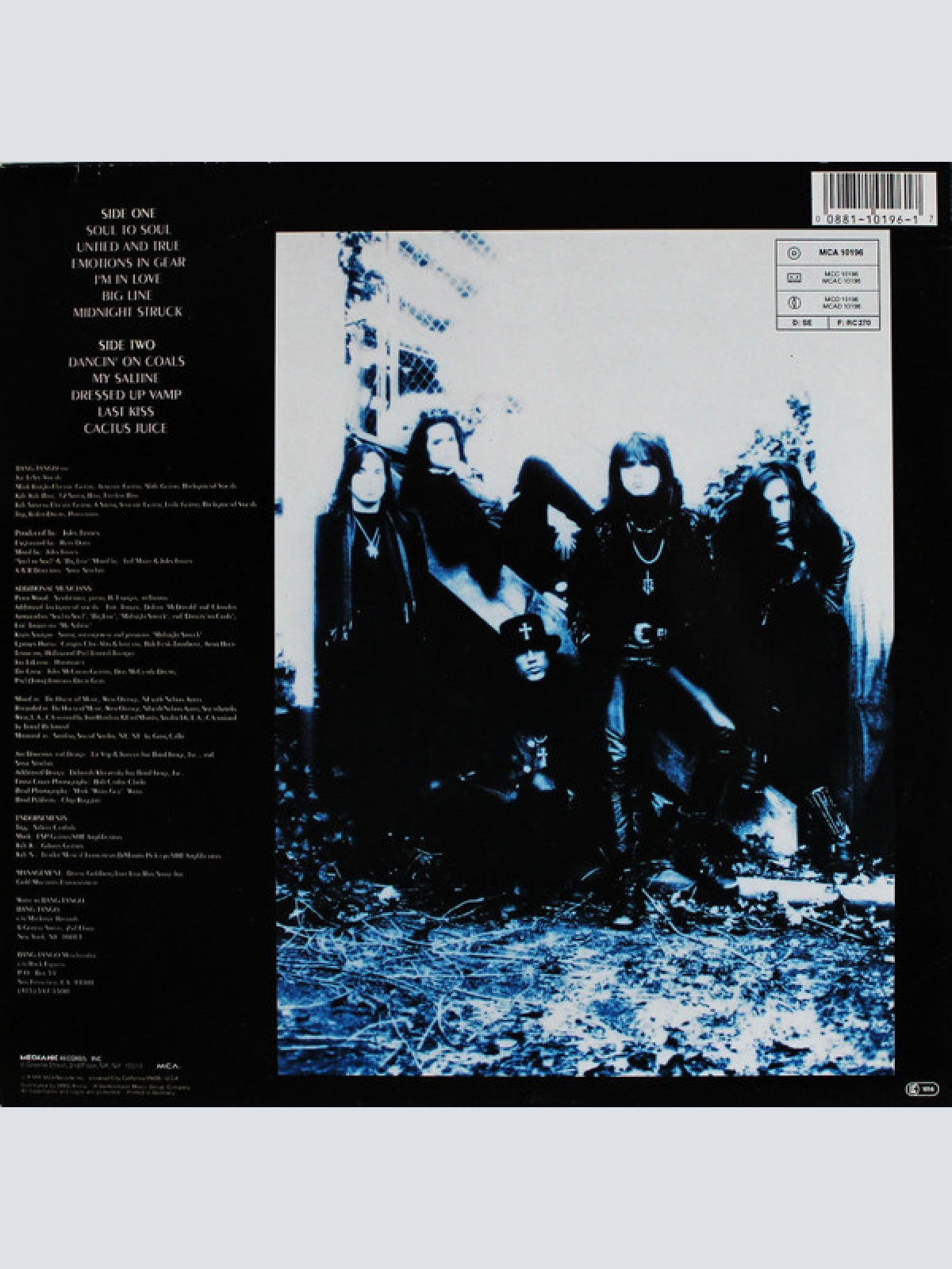 Vinyl / Bang Tango - Dancin' On Coals