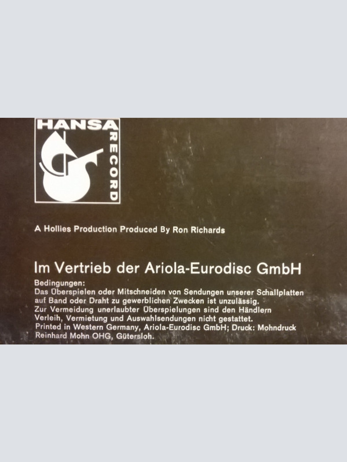 Vinyl / Hollies* - Hollies Sing Hollies