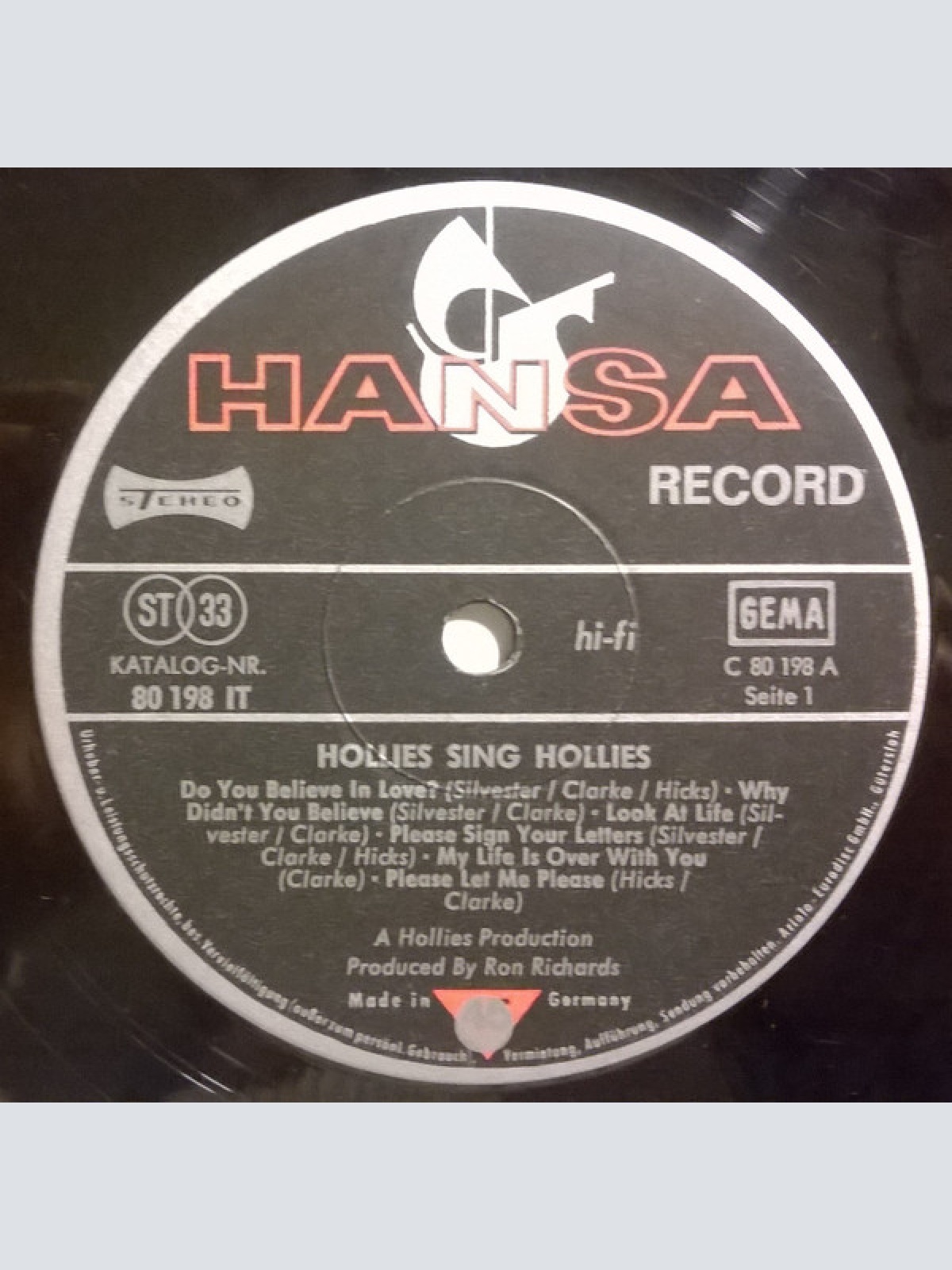 Vinyl / Hollies* - Hollies Sing Hollies