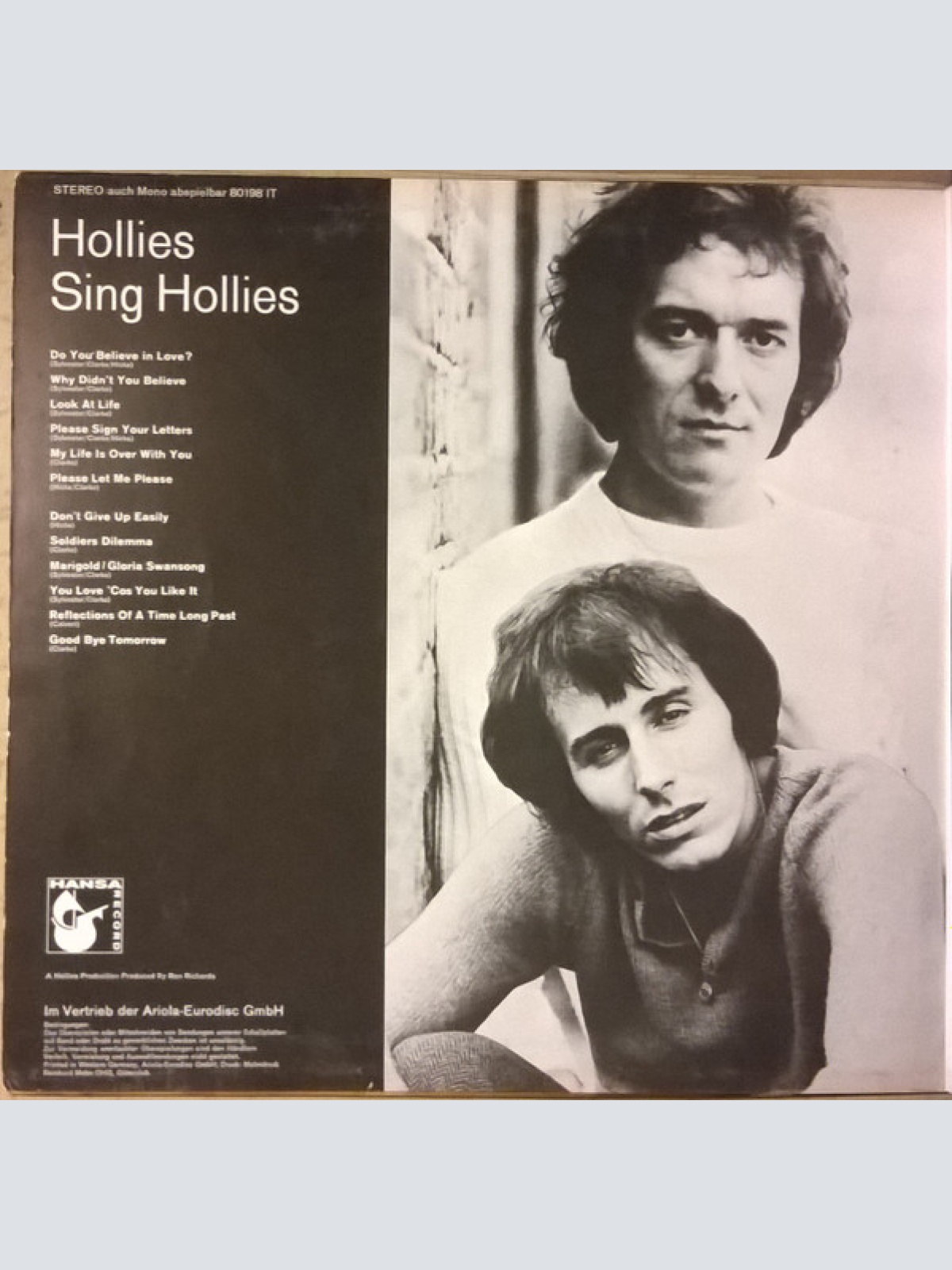 Vinyl / Hollies* - Hollies Sing Hollies