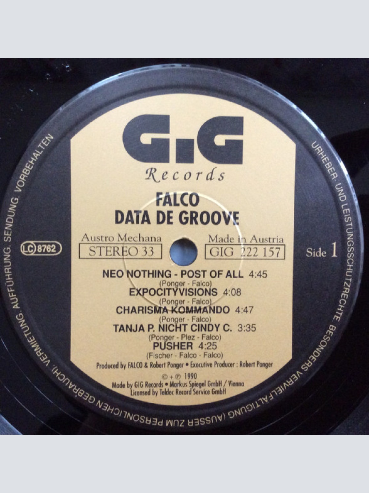 Vinyl / Falco - Data De Groove