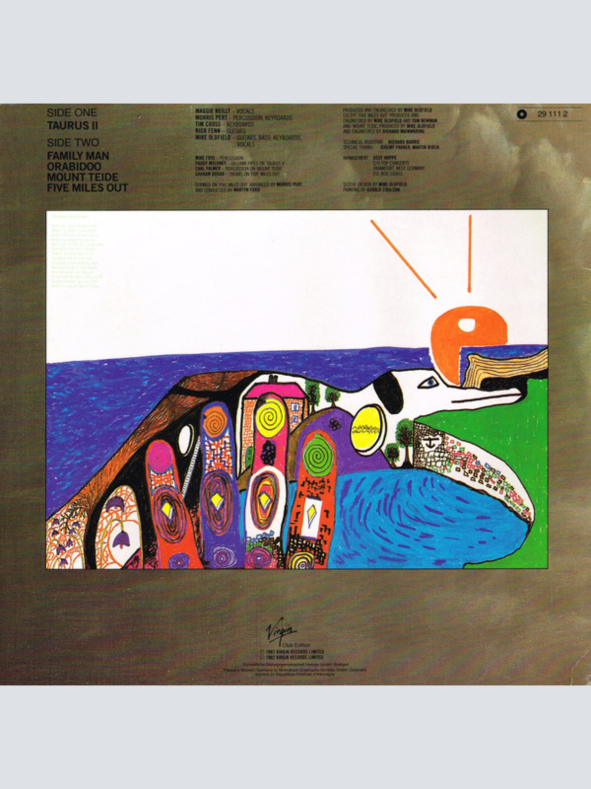 Vinyl / Mike Oldfield - Five Miles Out