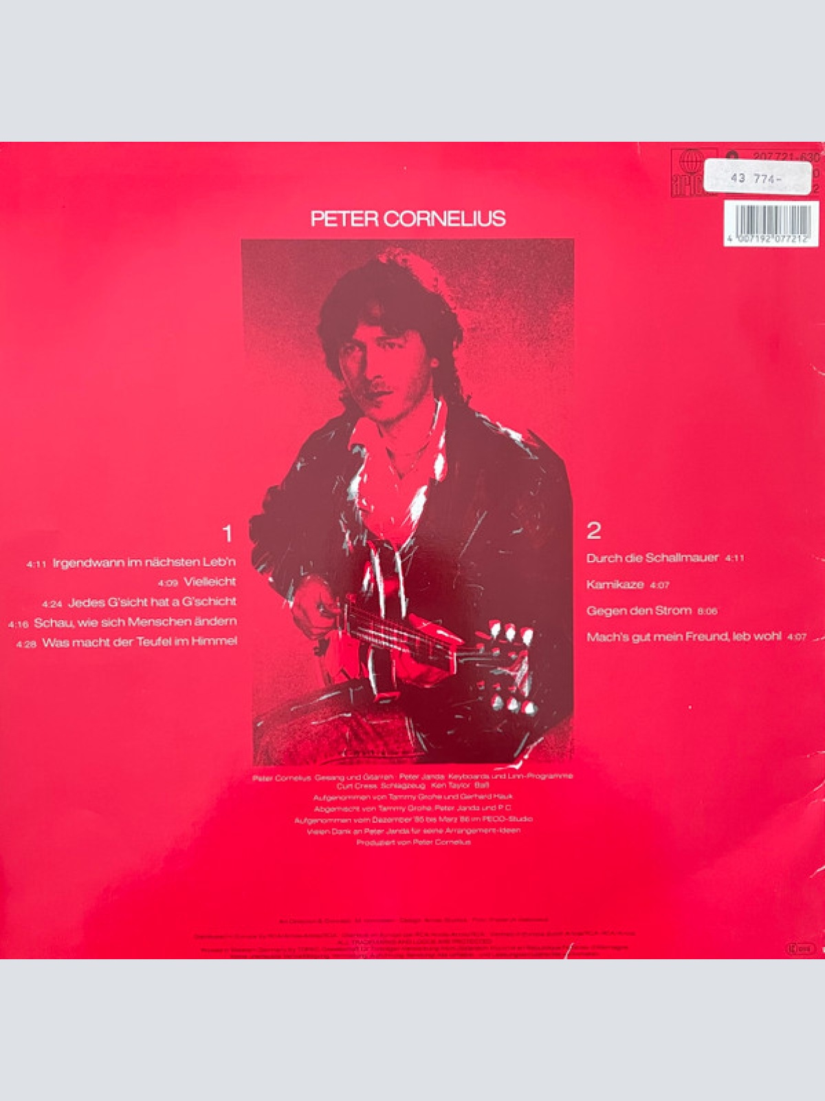 Vinyl / Peter Cornelius - Gegen Den Strom