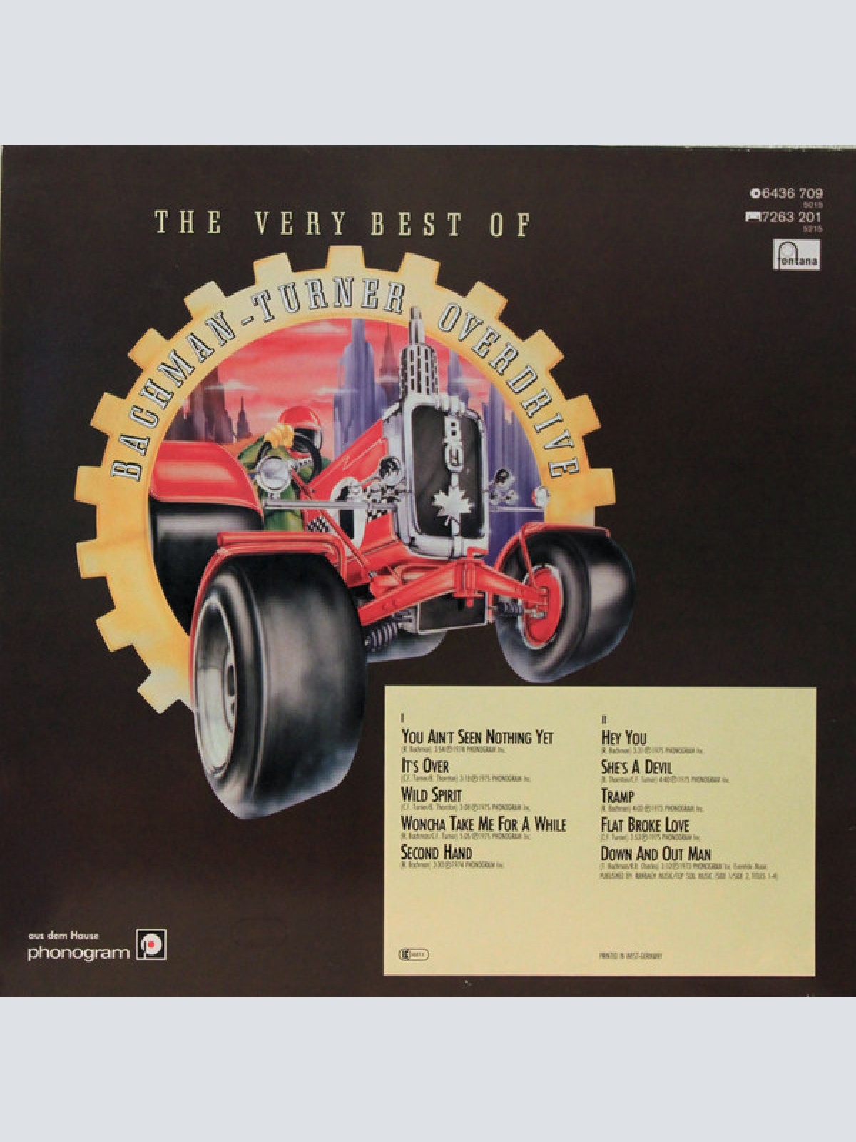 Vinyl / Bachman-Turner Overdrive - The Very Best Of Bachman-Turner Overdrive