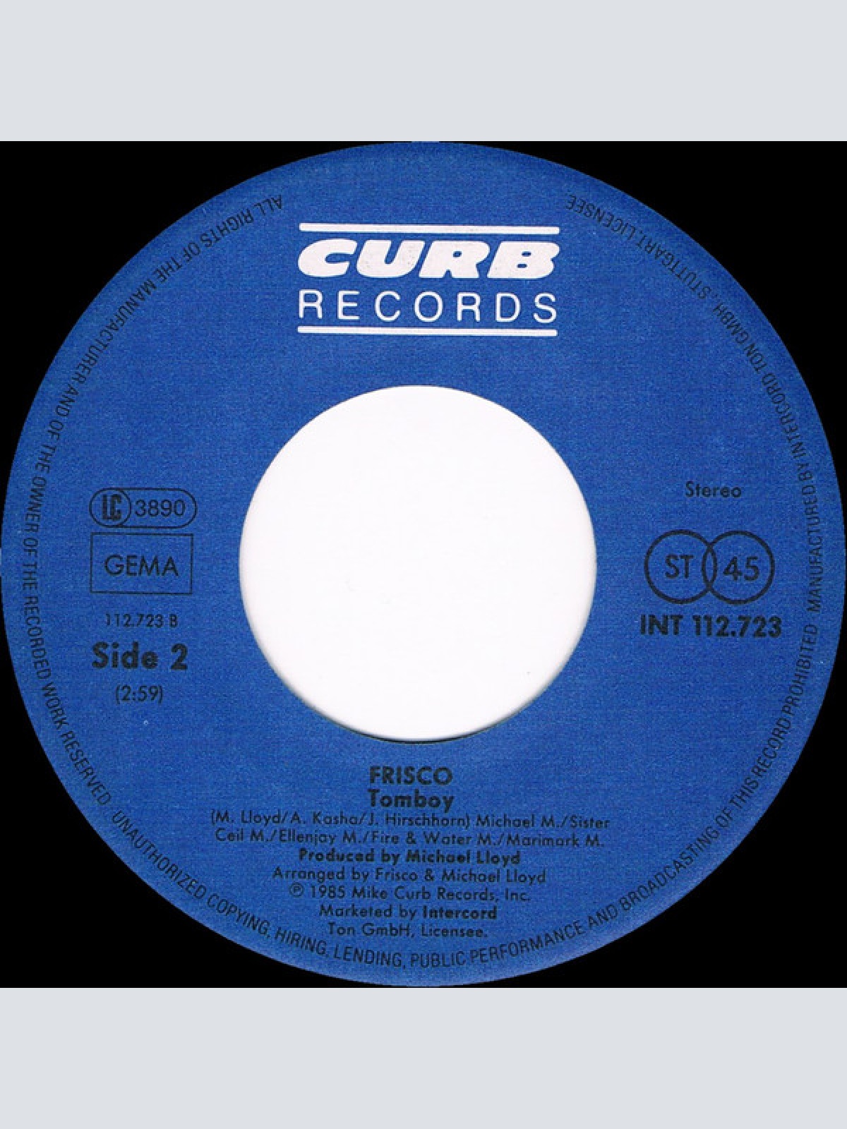 Vinyl / Frisco (14) - Take Me Away