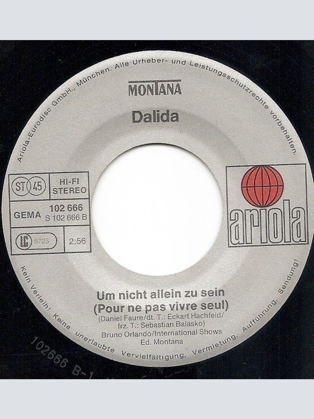 Vinyl / Dalida - Am Tag Als Der Regen Kam