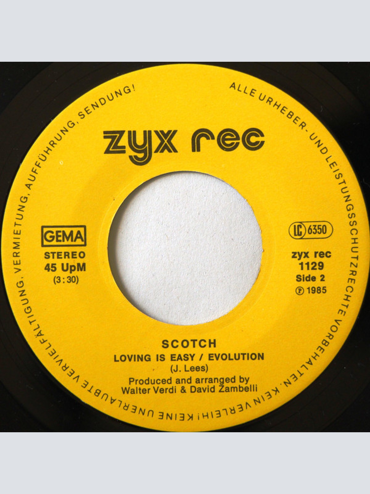 Vinyl / Scotch - Take Me Up / Loving Is Easy/Evolution