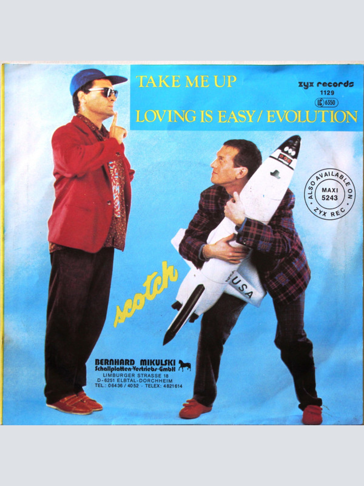 Vinyl / Scotch - Take Me Up / Loving Is Easy/Evolution