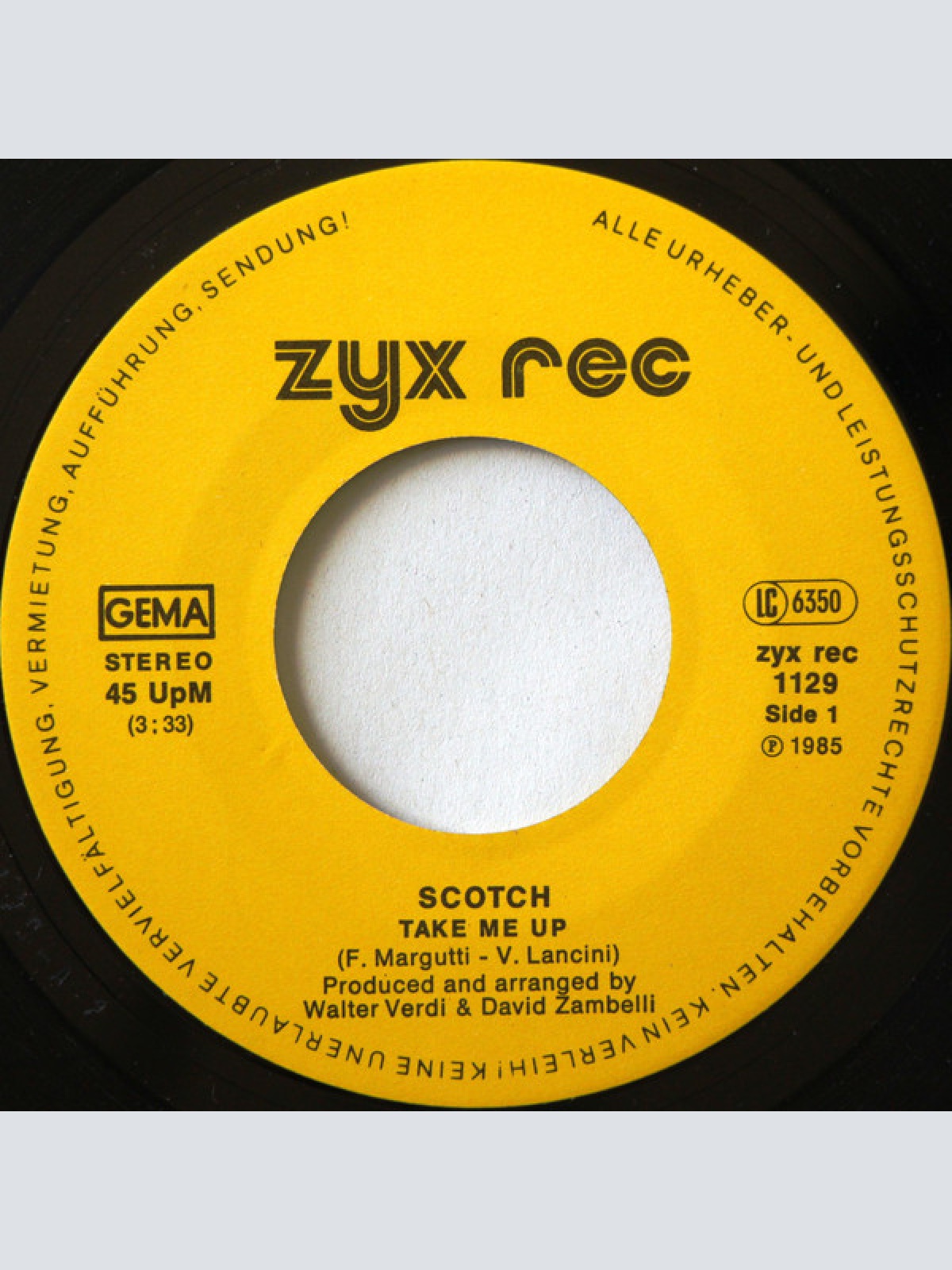 Vinyl / Scotch - Take Me Up / Loving Is Easy/Evolution