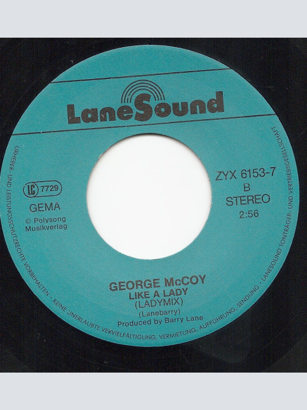 Vinyl / George McCoy - Like A Lady