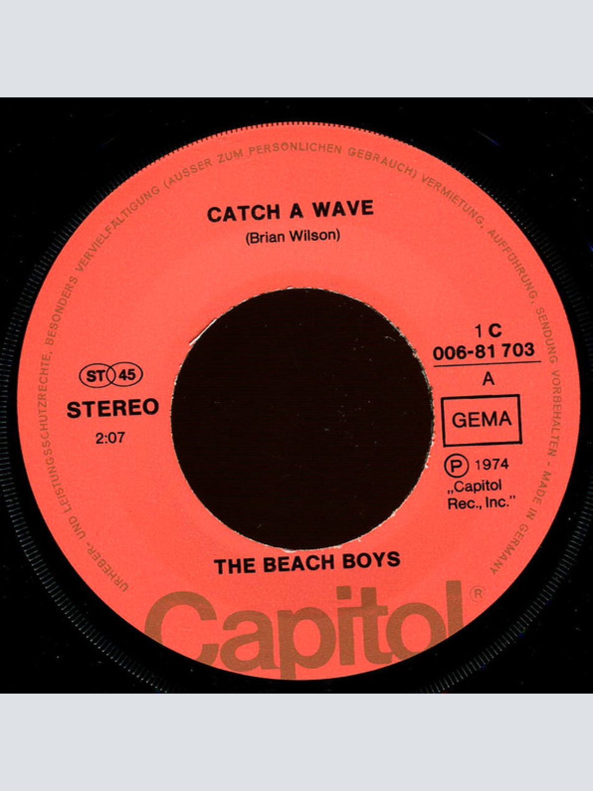 Vinyl / Beach Boys* - Catch A Wave