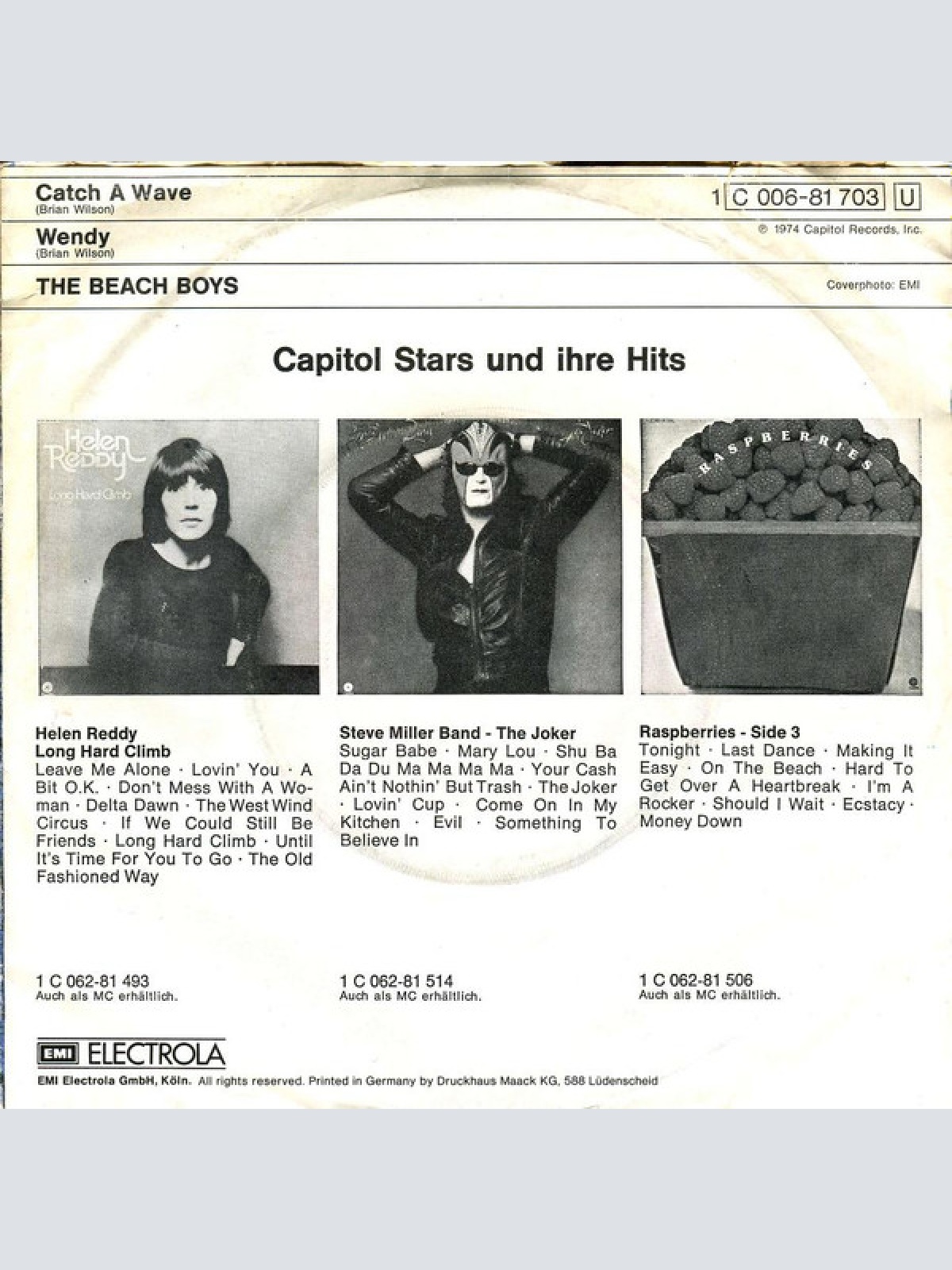 Vinyl / Beach Boys* - Catch A Wave