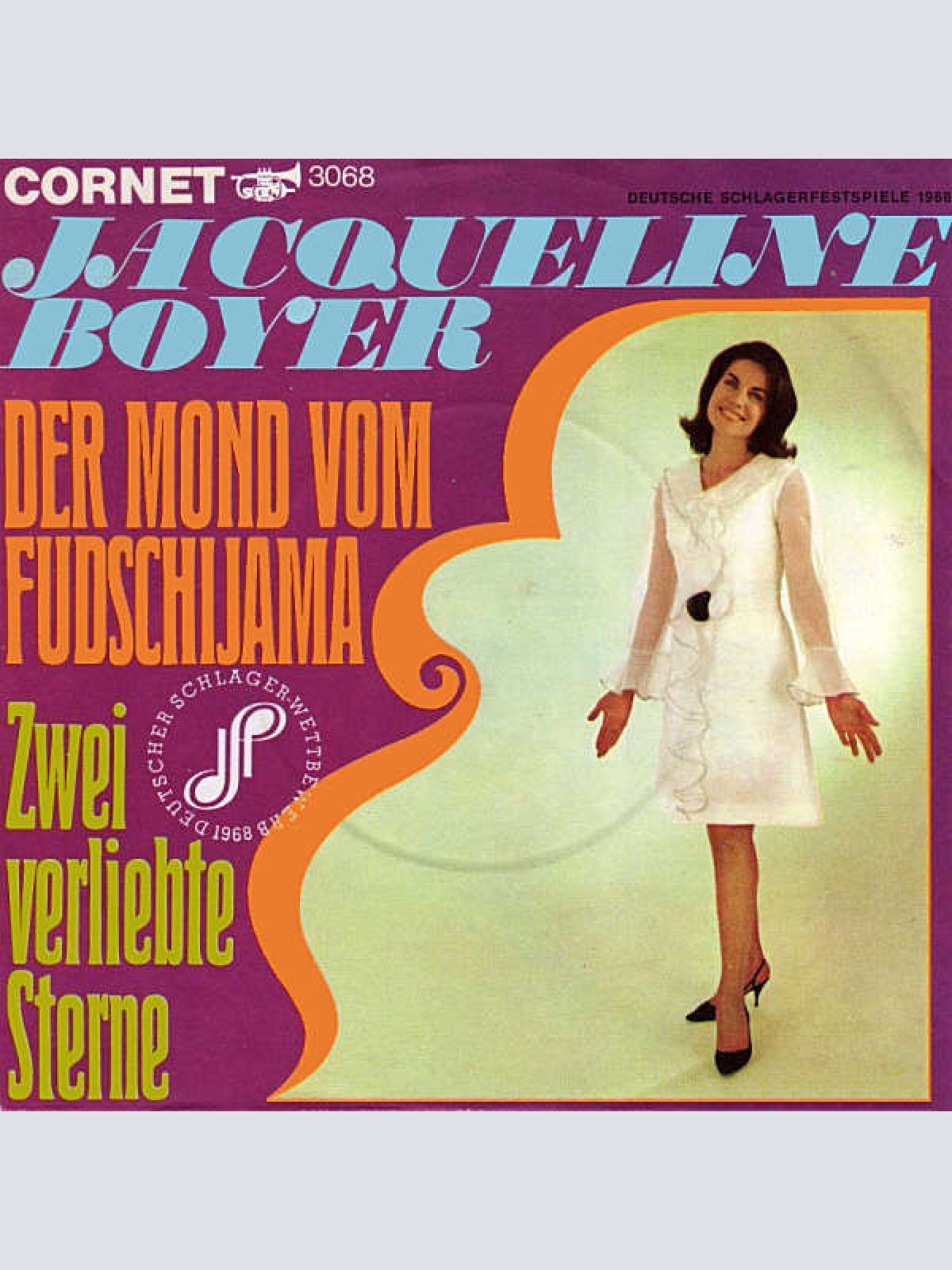 Vinyl / Jacqueline Boyer - Der Mond Vom Fudschijama / Zwei Verliebte Sterne