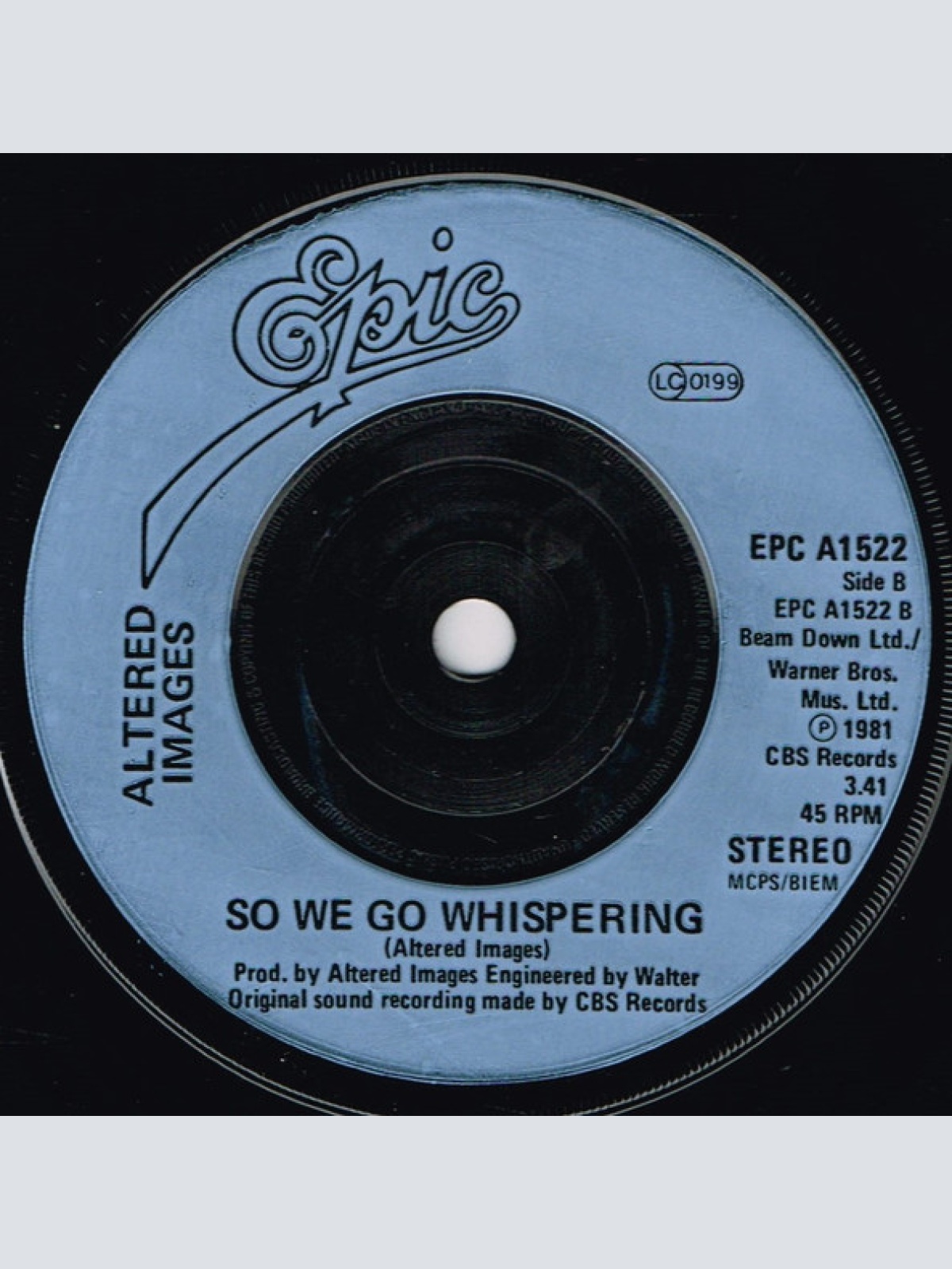 Vinyl / Altered Images - Happy Birthday