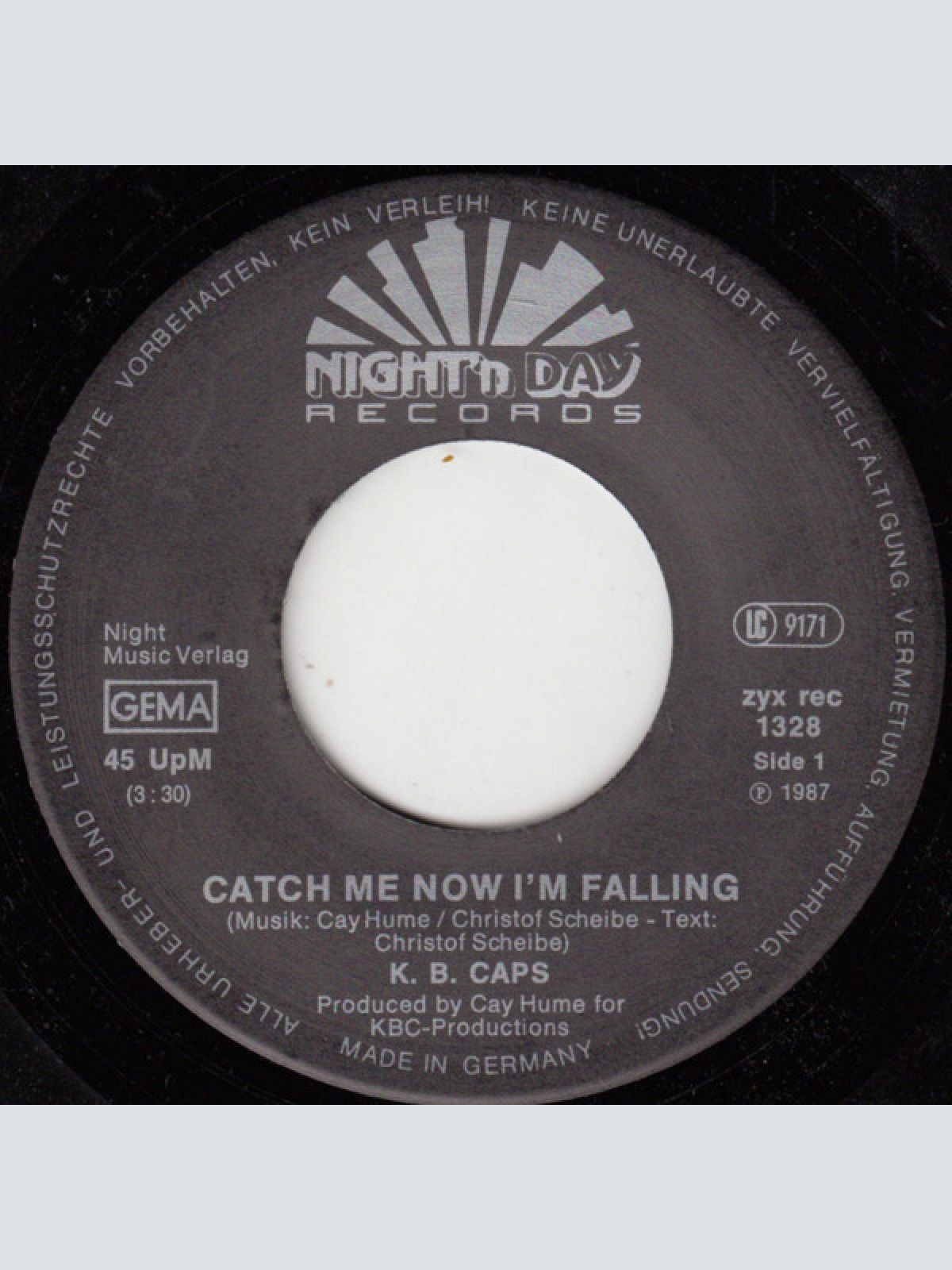 Vinyl / K.B. Caps - Catch Me Now I'm Falling