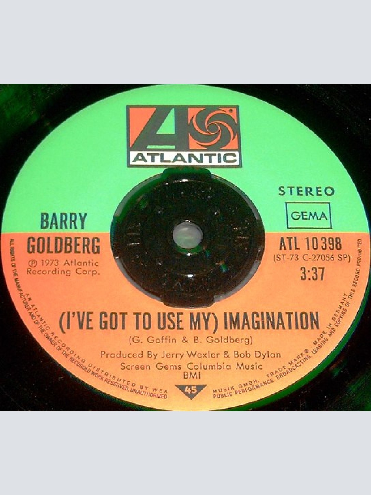Vinyl / Barry Goldberg - (I've Got To Use) My Imagination