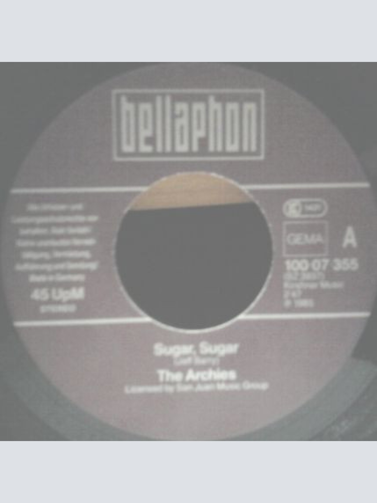 Vinyl / The Archies - Sugar, Sugar / Jingle Jangle