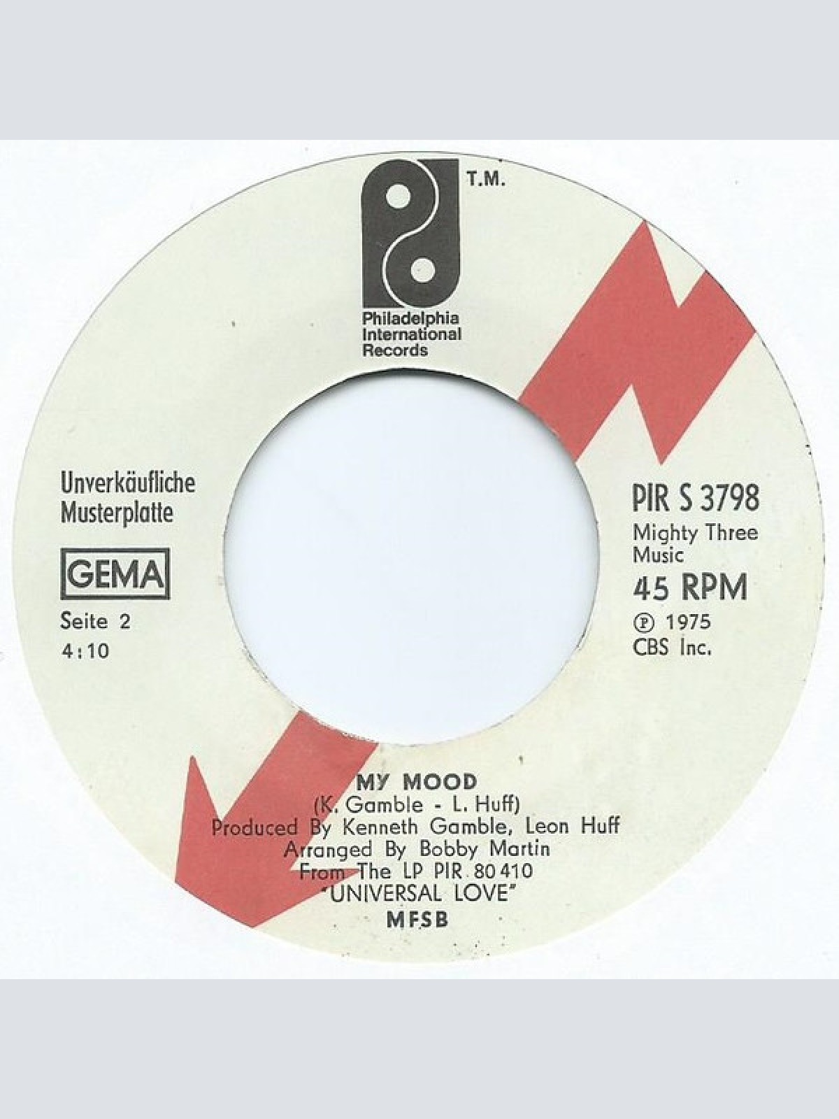 Vinyl / MFSB - The Zip